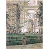 Image 2 : Edmond B. Nolan watercolor, the Archway at Wa