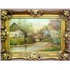 Image 1 : F. Bindervald oil on canvas of landscape with