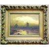 Image 1 : W. Herron landscape with windmill, oil on can