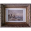 Image 1 : Carl Weber watercolor, landscape with figures