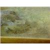 Image 3 : F. French oil on board, landscape with tree a