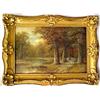 Image 1 : J.C. Taylor oil on canvas, landscape with tre
