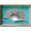 Image 1 : Victorian fan in shadow box, Victorian foldin