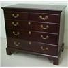 Image 2 : Walnut Chippendale style chest of drawers, C.