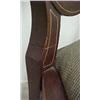 Image 4 : Walnut and inlaid side chair, inlaid shell an