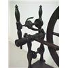 Image 2 : Mixed woods 19th C. spinning wheel, signed on