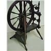 Image 4 : Mixed woods 19th C. spinning wheel, signed on