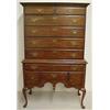 Image 1 : Cherry Queen Anne style highboy, in two parts