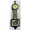 Image 1 : New Haven Clock Co. banjo clock, brass eagle