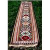 Image 1 : Hand tied Oriental runner rug Turkish "Kilim"