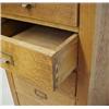 Image 3 : Oak eight drawer file cabinet, rectangular to