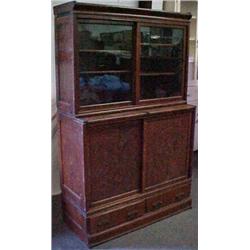 Oak store stack showcase C.1900, removable re