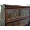 Image 2 : Oak four stack barrister's bookcase, rectangu