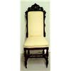 Image 1 : Oak Elizabethan Revival side chair, carved cr