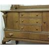 Image 2 : Oak sideboard, rectangular top over beveled m