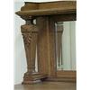 Image 4 : Oak sideboard, rectangular top over beveled m
