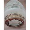 Image 3 : Hanging hall light, round spelter fixture wit