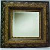 Image 1 : Victorian framed square mirror, gilt plaster