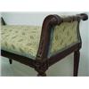 Image 2 : Walnut and upholstered window bench C.1930, r