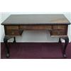 Image 1 : Mahogany Chippendale style executive desk, re