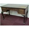 Image 3 : Mahogany Chippendale style executive desk, re
