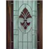 Image 2 : A pair of mahogany and stained glass side pan