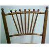 Image 3 : Bamboo carved maple rocker, half spindle back
