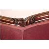 Image 2 : Walnut Victorian sofa, carved crest over upho