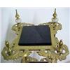Image 4 : Brass three tiered stand, back finials with a