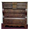 Image 1 : Walnut Empire tall chest, rectangular top ove