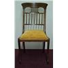 Image 1 : Walnut Empire side chair, with line inlay, cu
