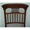 Image 3 : Walnut Empire side chair, with line inlay, cu