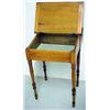 Image 2 : Butternut school master's desk, top with spla