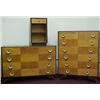 Image 1 : Three piece Herman Miller modern bedroom set,