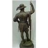 Image 2 : Spelter figural lamp, standing musketeer on r