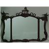 Image 1 : Painted and gilt wood framed three sectioned