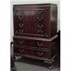 Image 2 : Flame mahogany six piece bedroom set C.1940,