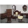 Image 1 : Nine piece burled walnut French style bedroom