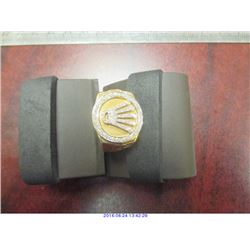 14K GOLD MEN'S DIAMOND CROWN RING