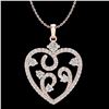 Image 1 : Genuine 1.15 CTW Micro Pave Diamond Certified Designer 14K Gold - 20389-REF#71X9A