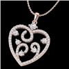 Image 2 : Genuine 1.15 CTW Micro Pave Diamond Certified Designer 14K Gold - 20389-REF#71X9A