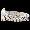 Image 2 : Rolex Men's 2Tone 14K Gold/ SS, QuickSet, Diam Dial & Diam/Ruby Bezel - REF#458G2R