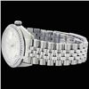 Image 3 : Rolex Men's Stainless Steel, QuickSet, Diamond Dial & Diamond Bezel - REF#458H2T