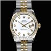 Image 2 : Rolex Men's 2Tone 14K Gold/ SS, QuickSet, Diamond Dial & Diamond Bezel - REF#469Y3N