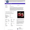 Image 3 : Genuine 12 CTW Ruby & Micro Pave Halo Diamond Earrings Solitaire 18K Gold - 23067-REF#84N5G