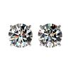 Image 1 : Genuine 1.50 CTW Certified H-I Quality Genuine Diamond Solitaire Stud Earrings Gold - 33069-REF#101G