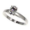 Image 1 : Genuine 1.0 CTW Certified Quality Oval Genuine Diamond Solitaire Ring Gold - 32991-REF#247R8Z
