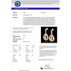 Image 3 : Genuine 2.25 CTW Citrine & Micro Pave Diamond Earrings Designer 14K Gold - 23149-REF#91X5A