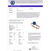 Image 3 : Genuine 1.02 CTW Certified Intense Blue Genuine Diamond Solitaire Engagement Ring Gold - 36411-REF#8