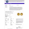 Image 3 : Genuine 2.04 CTW Certified Intense Yellow Genuine Diamond Solitaire Stud Earrings Gold - 36669-REF#1